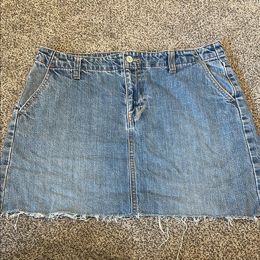 GAP Light Blue Denim Mini Skirt